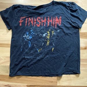 Mortal Combat “Finish Him” tee